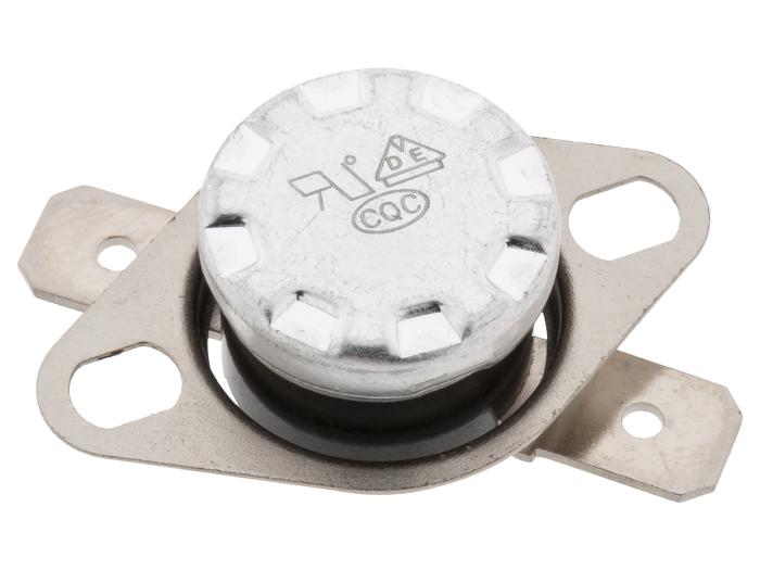 Bimetalltermostat 120(105)°C NC 10A 250VAC @ electrokit (2 av 3)