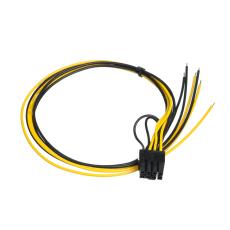 Cable PCIe 6+2-pin to open-end 0.45m @ electrokit