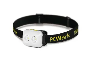 Pannlampa 2xLED 380lm laddningsbar USB-C @ electrokit