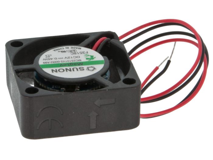 Fläkt 25x25x10mm 12V 120mA 13000rpm @ electrokit (2 av 2)