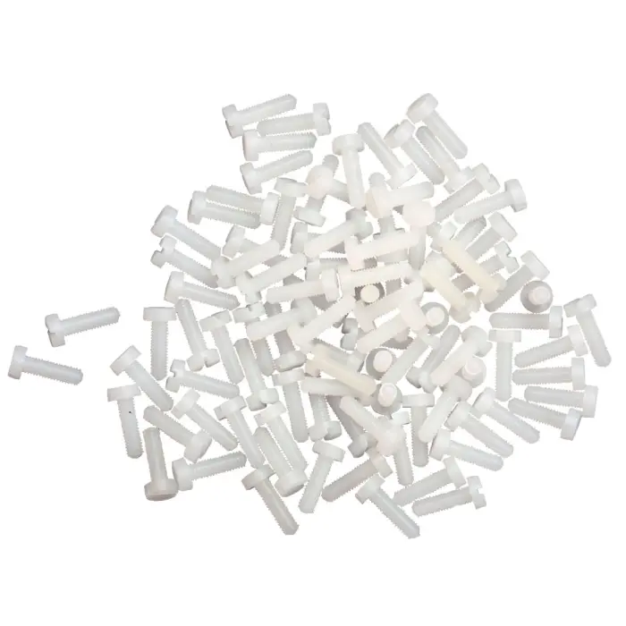 Skruv nylon MCS M3 x 10mm - 100-pack @ electrokit (1 av 1)