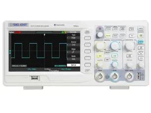 Oscilloskop 100MHz 2-kan Siglent SDS1102CML+ @ electrokit