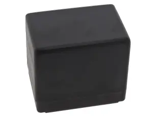 Apparatlåda 72x50x63mm svart @ electrokit