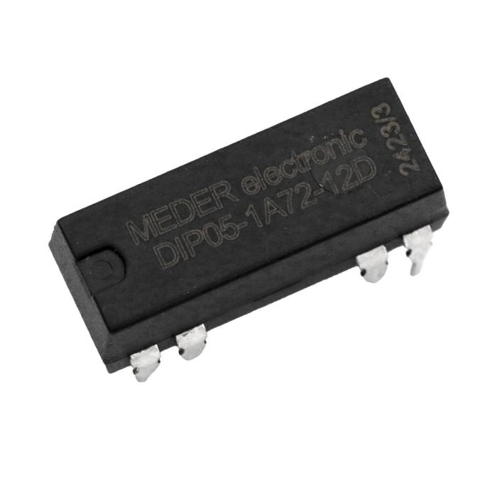 Reed relay DIL 1A72 5V 1-pole 1A - 200VDC @ electrokit (1 of 1)