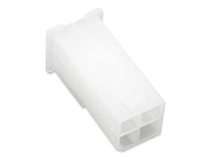 Contact housing Mini-Fit Jr male 2x2p ATX12V P4 4-pin @ electrokit (1 of 1)