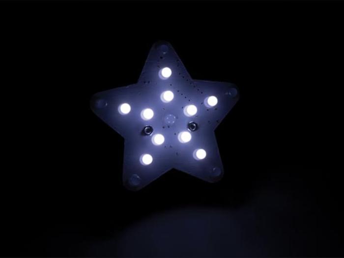 Blinkande vit LED-stjärna med effekter @ electrokit (4 av 5)