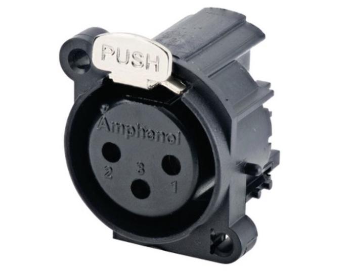 XLR 3-pol hona PCB vinklad @ electrokit (1 av 1)