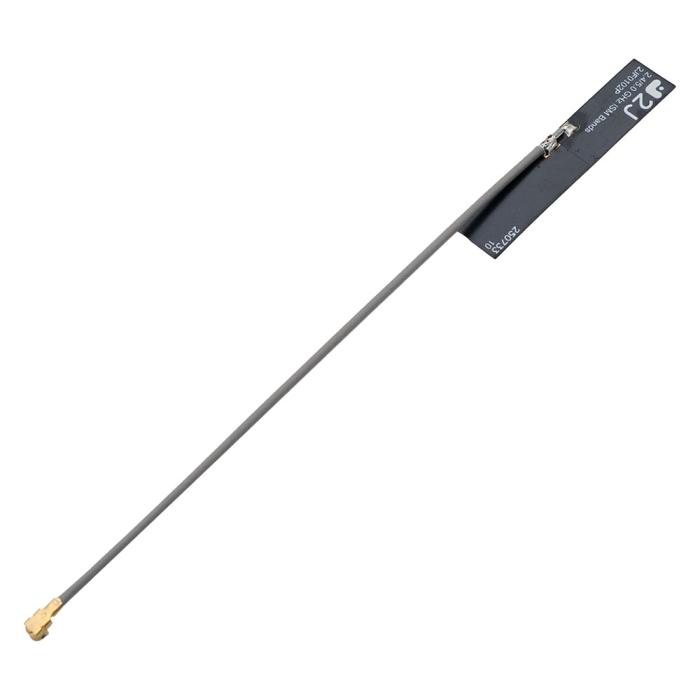 Antenn WiFi7 - 2.4/5/6GHz 2.2dBi UFL 0.1m kabel @ electrokit (2 av 3)