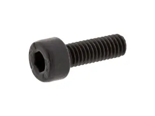 Screw Hex socket head cap M4x12 black @ electrokit