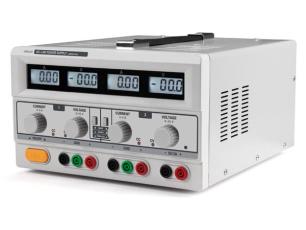 Labbaggregat 2x 0-30V 0-3A + 5V 3A linjärt @ electrokit