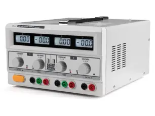 Labbaggregat 2x 0-30V 0-3A + 5V 3A linjärt @ electrokit