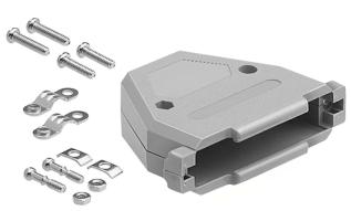 Enclosure D-SUB 37 pin grey @ electrokit