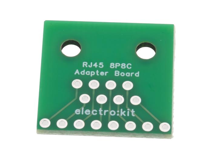 Adapterkort RJ45 / 8P8 @ electrokit (2 av 5)