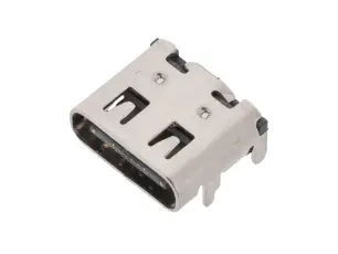 USB-C hona 16-pin SMD vinklad @ electrokit