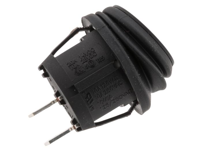 Vågomkopplare 1-pol on-off ø20mm IP65 @ electrokit (2 av 2)