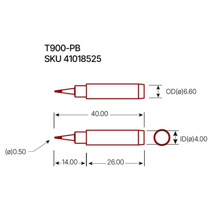 Solder tip T900-PB @ electrokit (2 of 2)