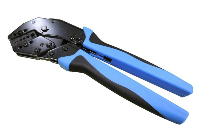 Ratchet crimping pliers for SMA, SMB, SMC, MCX @ electrokit (1 of 1)