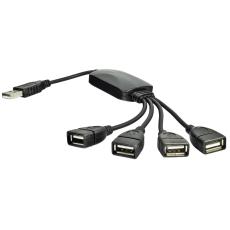 USB-A Hub 4 port USB2.0 @ electrokit