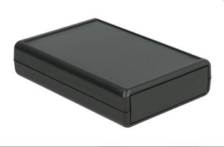 Instrumentl&aring;da 111x75x25mm svart @ electrokit