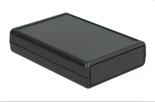Instrumentl&aring;da 111x75x25mm svart @ electrokit