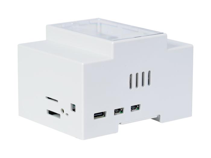 Inbyggnadslåda för Raspberry Pi 5 - DIN-skena @ electrokit (2 av 3)