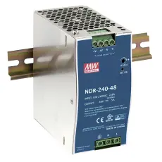 Mean Well NDR-240-48 Power supply 48V 5A 240W DIN rail @ electrokit