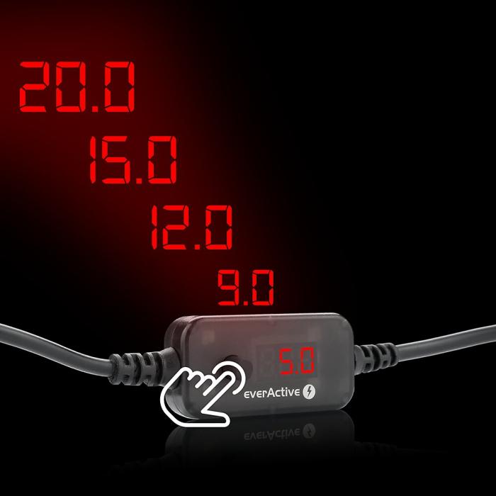 USB-C PD-Trigger ställbar 5-20V med 10 DC-pluggar @ electrokit (3 av 5)