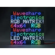 Fullf&auml;rgs-panel 3mm RGB-LED matris 64x64px 192x192mm P3 @ electrokit