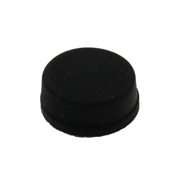 Apparatfot självhäftande ø10x4.5mm svart gummi @ electrokit (1 av 1)