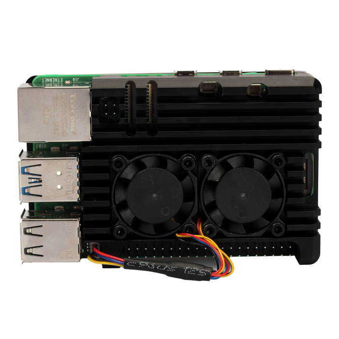 Kylflänslåda för Raspberry Pi 5 med fläkt @ electrokit (4 av 5)