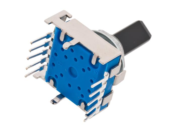 Vridomkopplare 1-pol 3 lägen PCB @ electrokit (2 av 2)