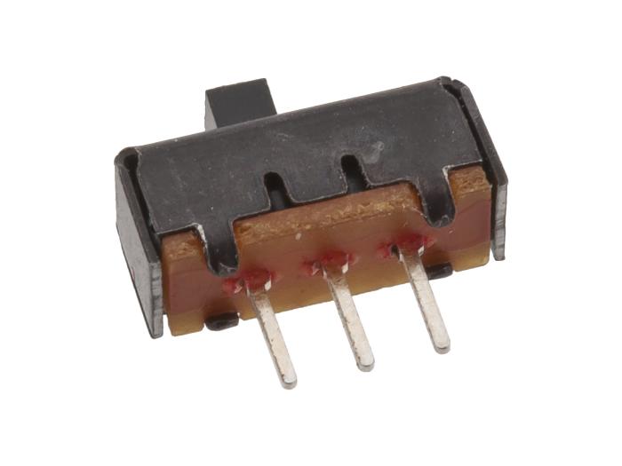 Skjutomkopplare 1-pol on-on PCB 2.54mm @ electrokit (2 av 2)