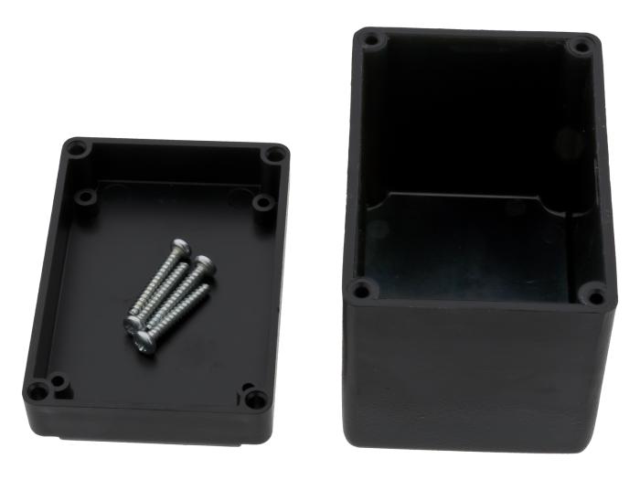 Apparatlåda 72x50x63mm svart @ electrokit (3 av 3)