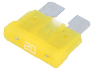 Flatsäkring 20A 32VDC - MIDI ATO ATC gul @ electrokit