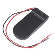 Batterihållare 2x CR2032 box brytare kabel @ electrokit