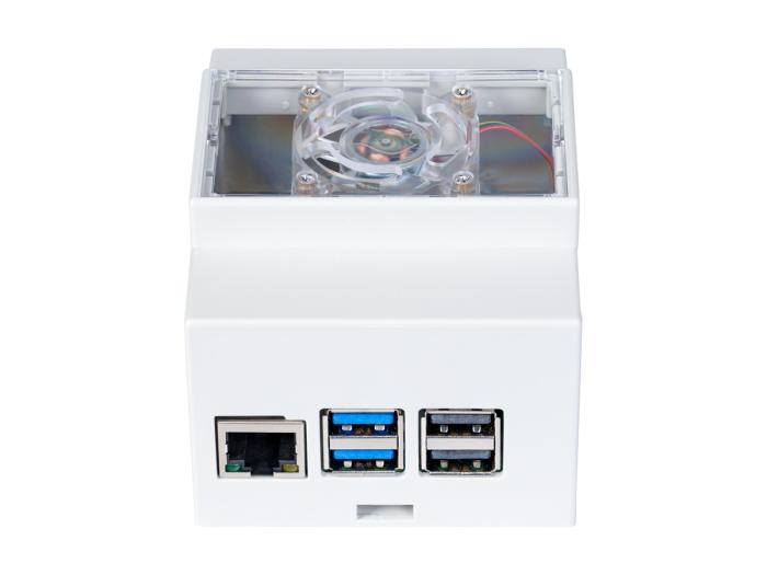 Inbyggnadslåda för Raspberry Pi 5 - DIN-skena @ electrokit (3 av 3)