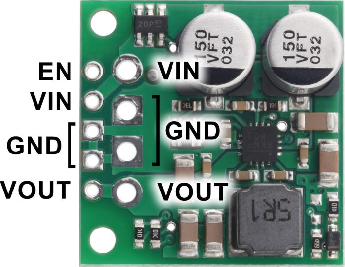 Switchregulator step-up/step-down 3.3V 2.5A @ electrokit (9 av 12)