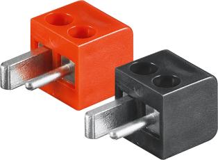 DIN speaker connector male screw open 2-pack @ electrokit