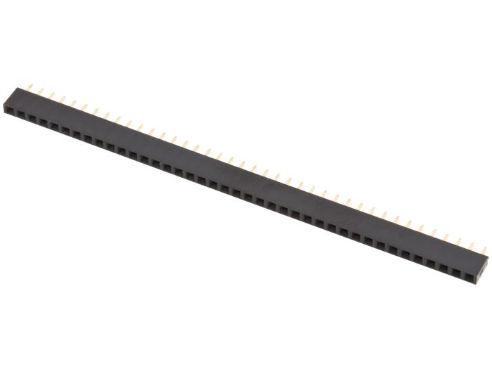 Hylslist 2.54mm 1x40p lågprofil @ electrokit (1 av 1)