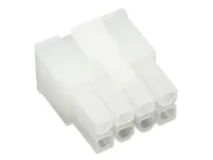 Kontakthus Mini-Fit Jr hona 2x4p EPS12V 8-pin @ electrokit