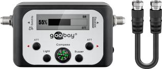 Sat-finder LCD med kompass @ electrokit