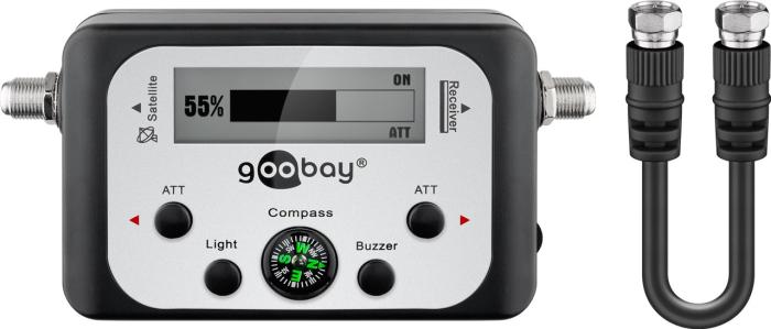 Sat-finder LCD med kompass @ electrokit (1 av 5)