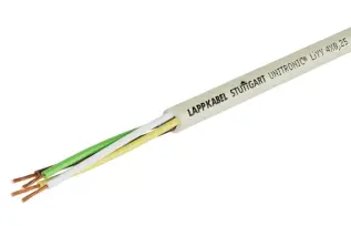 Datakabel oskärmad 10x 0.25mm² grå @ electrokit