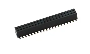 Hylslist 1.27mm 2x10p SMD @ electrokit