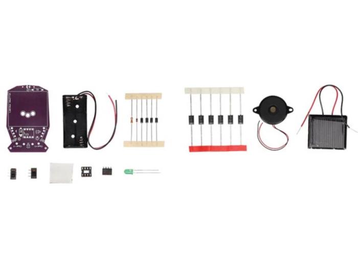Electronic cricket with solarcell - soldering kit @ electrokit (3 of 3)