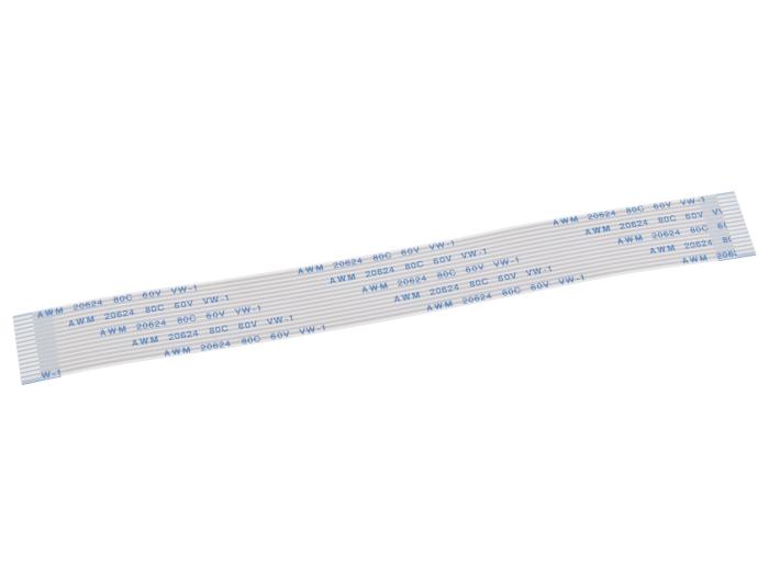 FPC-kabel 15-pol 1.0mm 150mm samma-sida @ electrokit (1 av 1)