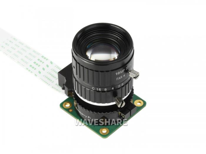 35 mm tele-lins för Raspberry Pi kameror C-fäste @ electrokit (4 av 7)