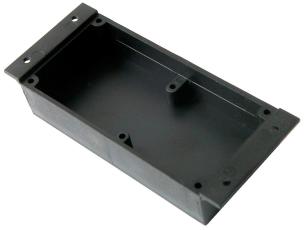 Enclosure 120x50x24mm for potting black @ electrokit