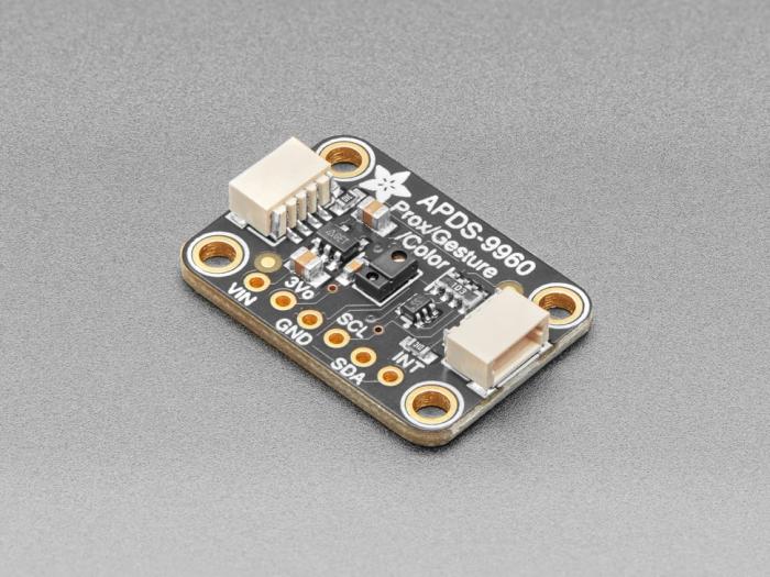 Ljus- RGB- och rörelsesensor APDS9960 monterad på kort @ electrokit (4 av 6)