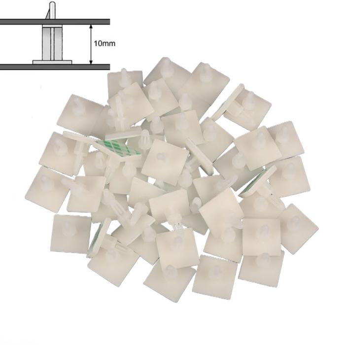 Självhäftande PCB-hållare/distans 10mm 50 pack @ electrokit (1 av 3)